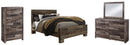 Derekson Brown Panel Bedroom Set with Storage