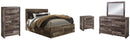 Derekson Brown Panel Bedroom Set with Storage