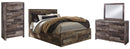 Derekson Brown Panel Bedroom Set with Storage