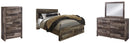Derekson Brown Panel Bedroom Set with Storage