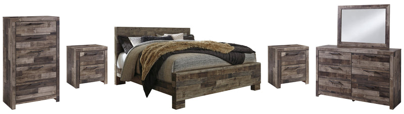 Derekson Grey Panel Bedroom Set