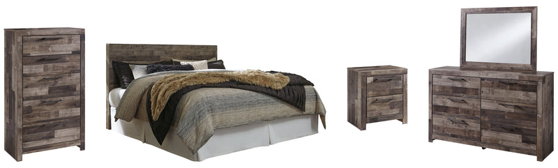 Derekson Grey Panel Bedroom Set