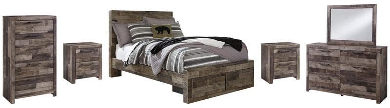 Derekson Grey Panel Bedroom Set