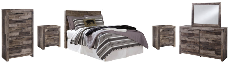 Derekson Grey Panel Bedroom Set