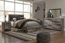 Derekson Brown Panel Bedroom Set with Storage