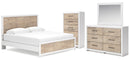 Charbitt White Panel Bedroom Set