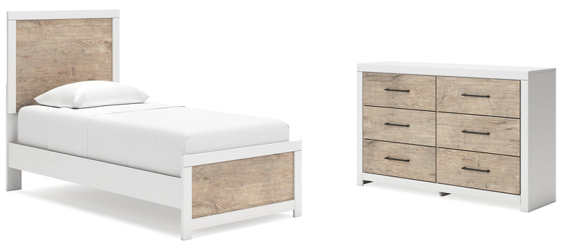 Charbitt White Panel Bedroom Set