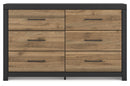 Vertani Brown Panel Bedroom Set