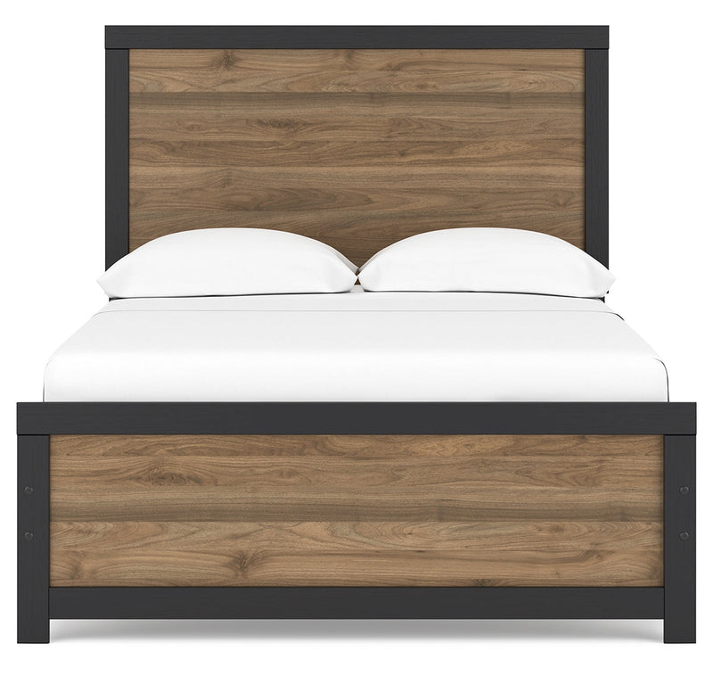 Vertani Brown Panel Bedroom Set