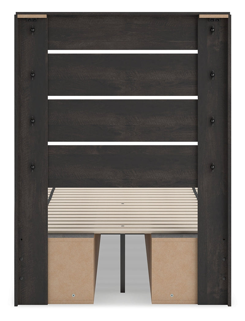 Hollivern Panel Bed with Storage