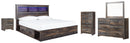Drystan King Bookcase Bedroom Set