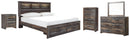 Drystan King Bookcase Bedroom Set