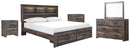 Drystan King Bookcase Bedroom Set