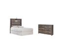 Drystan Twin Panel Bed with Dresser and Nightstand