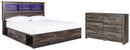 Drystan King Bookcase Bedroom Set