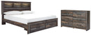 Drystan King Bookcase Bedroom Set