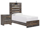 Drystan Twin Panel Bed with Dresser and Nightstand