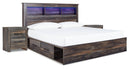 Drystan King Bookcase Bedroom Set