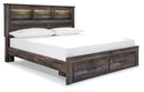 Drystan King Bookcase Bedroom Set