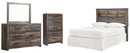 Drystan Full Bookcase Headboard Bed with Dresser