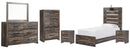 Drystan Twin Panel Bed with Dresser and Nightstand