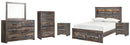 Drystan Full Bookcase Bedroom Set