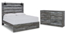 Baystorm Grey Panel Bedroom Set