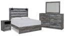 Baystorm Grey Panel Bedroom Set