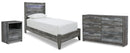 Baystorm Grey Panel Bedroom Set