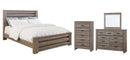 Zelen Brown Panel Bedroom Set
