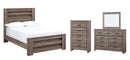 Zelen Brown Panel Bedroom Set