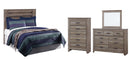 Zelen Brown Panel Bedroom Set