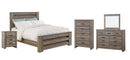 Zelen Brown Panel Bedroom Set