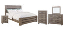 Zelen Brown Panel Bedroom Set
