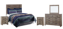 Zelen Brown Panel Bedroom Set
