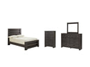 Brinxton Grey Panel Bedroom Set