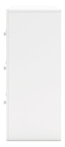 Mollviney White Panel Bedroom Set