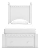 Mollviney White Panel Bedroom Set
