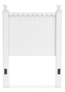 Mollviney White Panel Bedroom Set