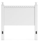 Mollviney White Panel Bedroom Set