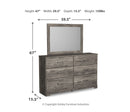 Ralinksi Grey Panel Bedroom Set