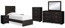 Belachime Black Bedroom Set