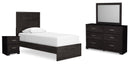 Belachime Black Bedroom Set