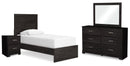 Belachime Black Bedroom Set