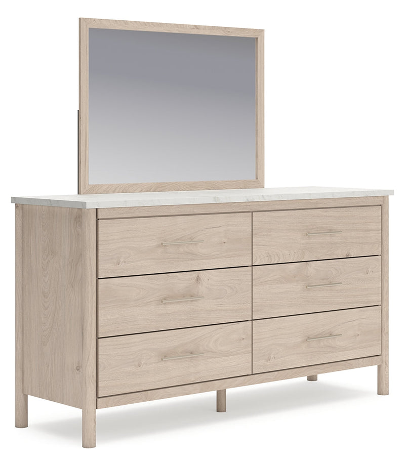 Cadmori Grey Upholstered Bedroom Set