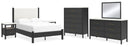 Cadmori Grey Upholstered Bedroom Set