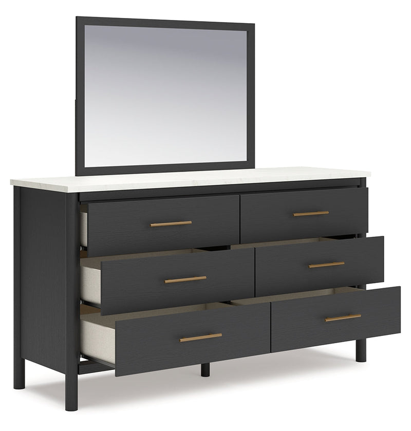 Cadmori Grey Upholstered Bedroom Set