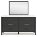 Cadmori Grey Upholstered Bedroom Set