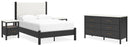 Cadmori Grey Upholstered Bedroom Set