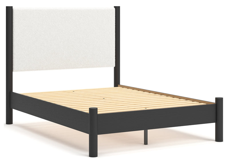Cadmori Grey Upholstered Bedroom Set